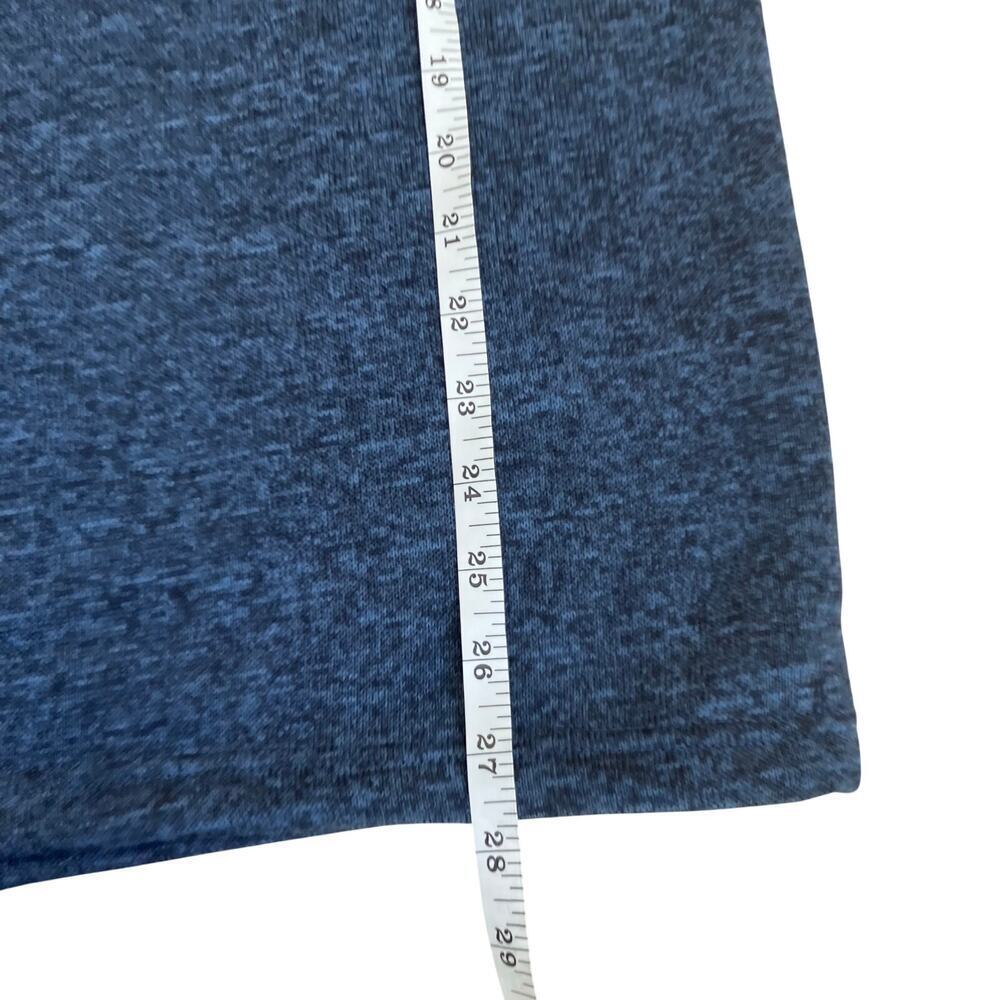 Eddie Bauer Mens Sz L NWT Radiator Sweater Fleece 1/4 Shady Blue Heathered Blue - Picture 15 of 15